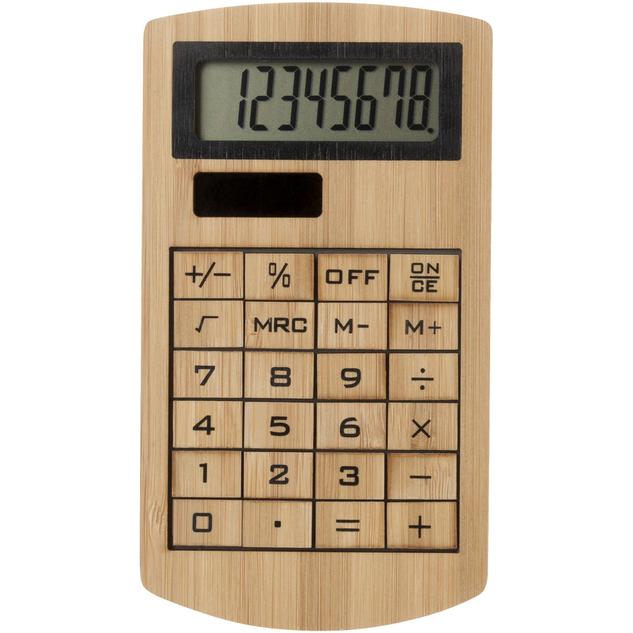 G123428 Calcolatrice realizzata in bambù Eugene