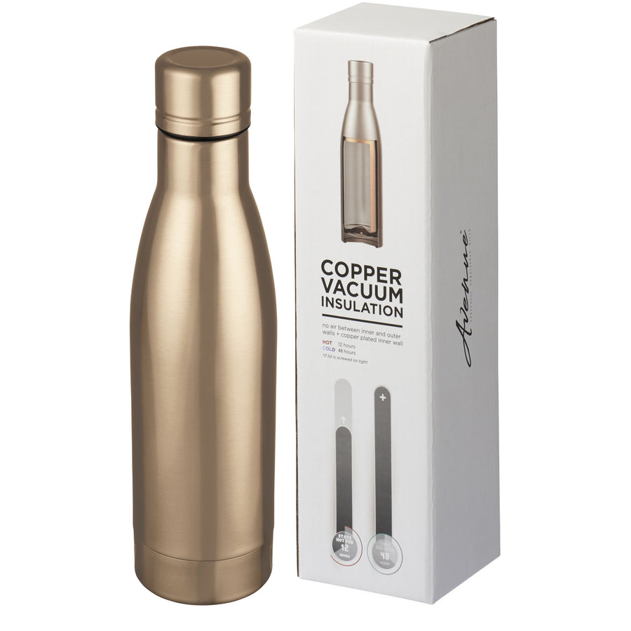 G100494 Bottiglia Vasa con isolamento sottovuoto in rame da 500 ml