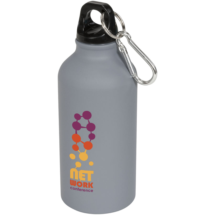 G100559 Borraccia sportiva Oregon opaca con moschettone da 400 ml
