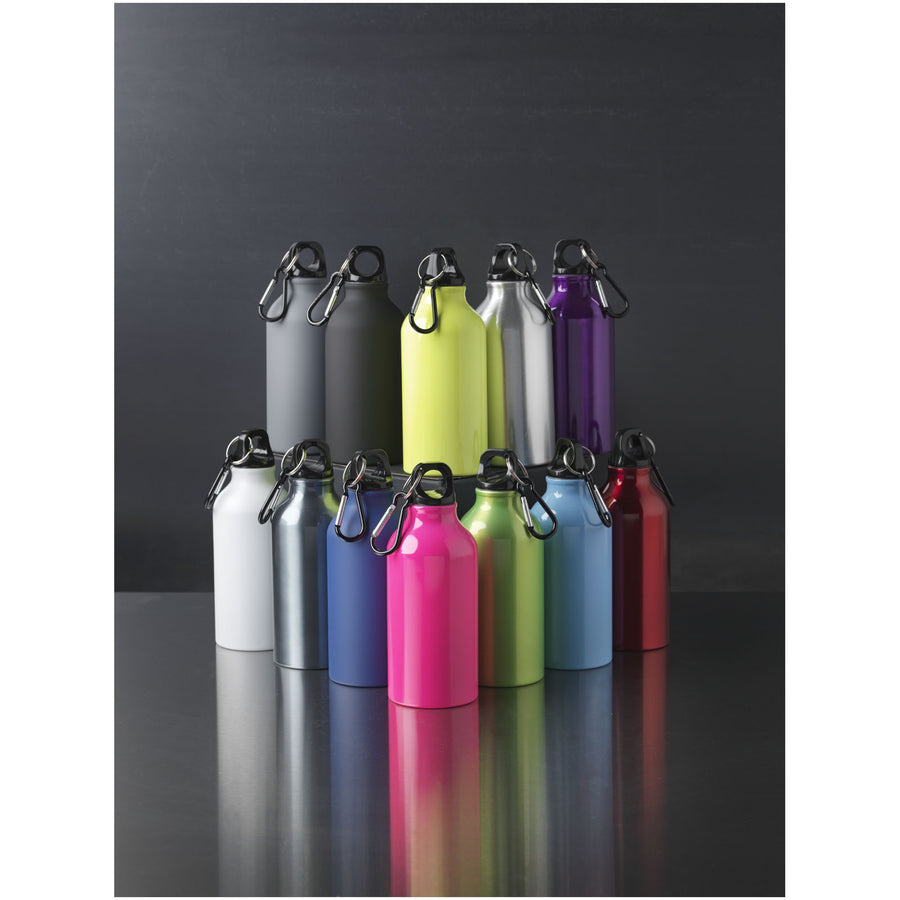 G100559 Borraccia sportiva Oregon opaca con moschettone da 400 ml