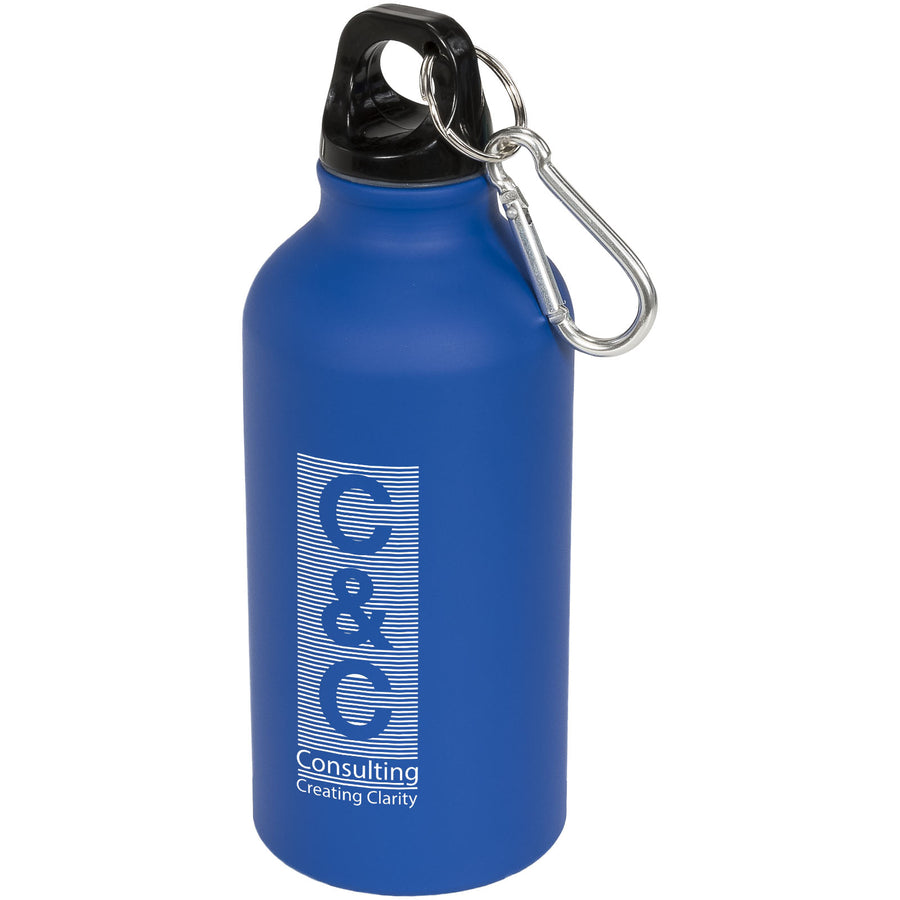 G100559 Borraccia sportiva Oregon opaca con moschettone da 400 ml