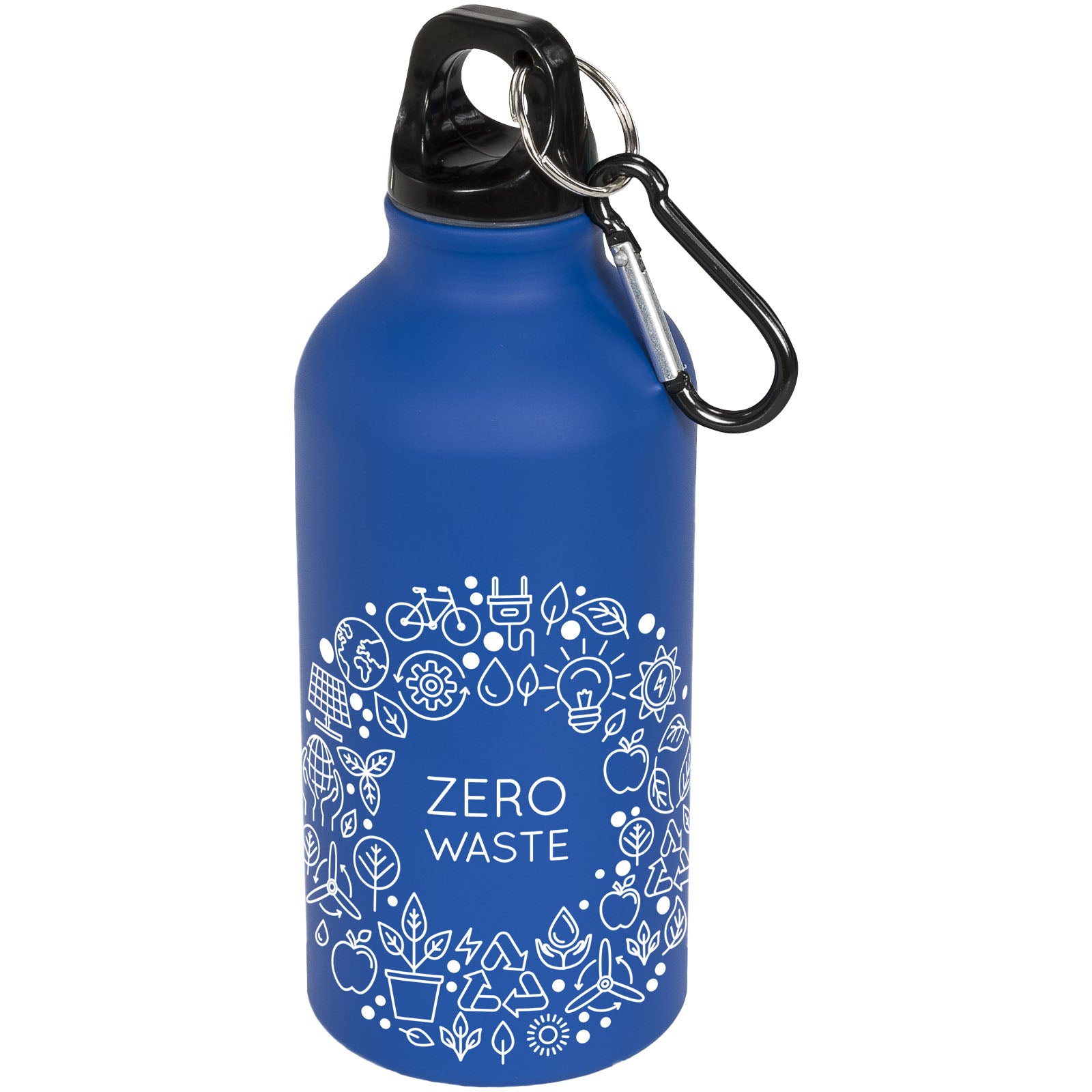 G100559 Borraccia sportiva Oregon opaca con moschettone da 400 ml