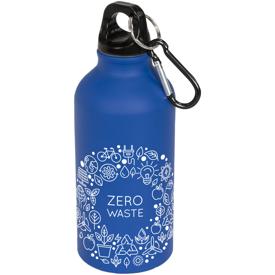G100559 Borraccia sportiva Oregon opaca con moschettone da 400 ml