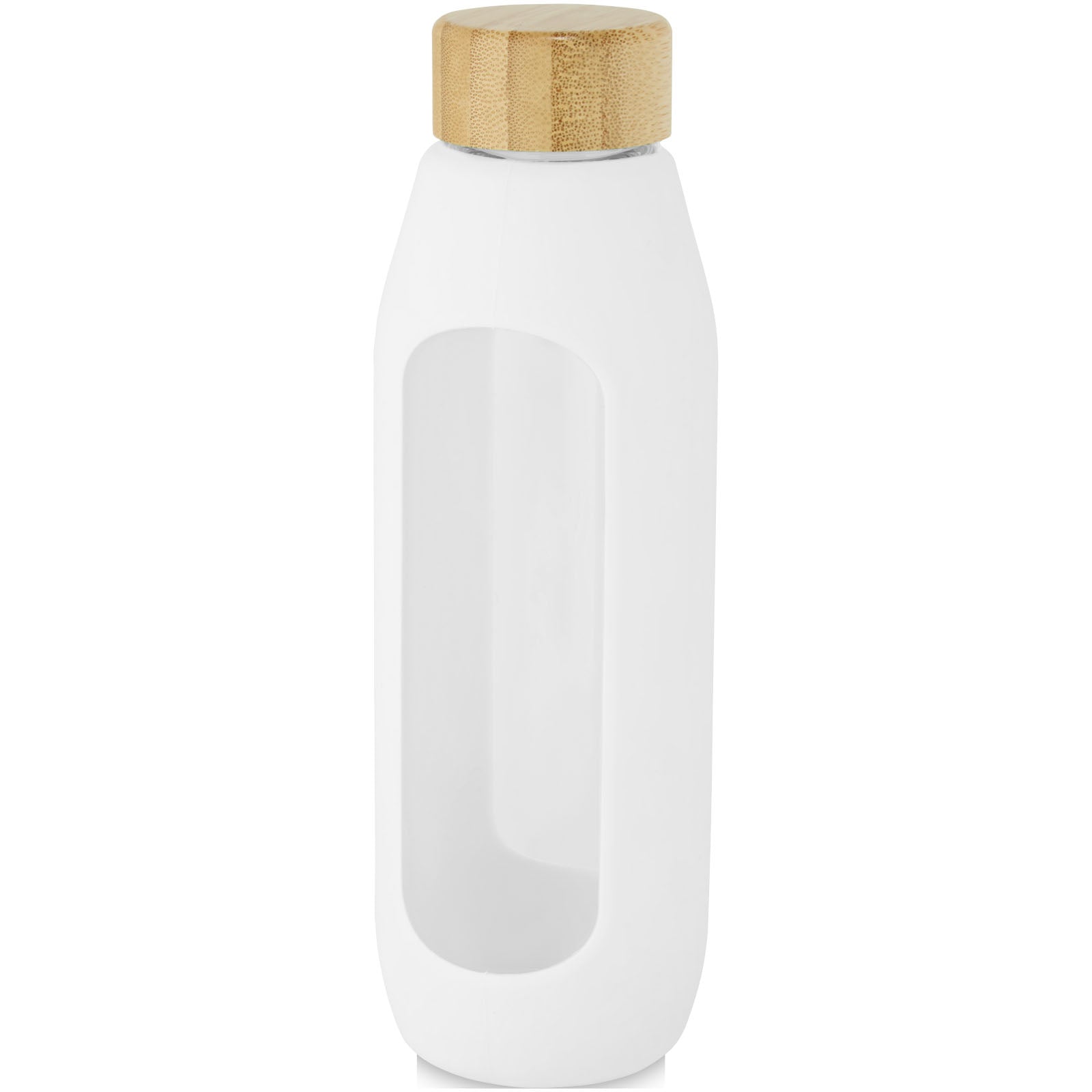 G100666 Borraccia in vetro borosilicato da 600 ml con impugnatura in silicone Tidan