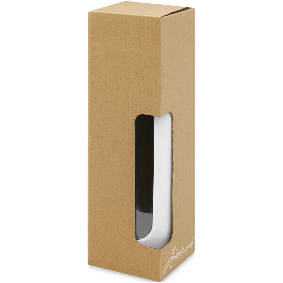G100666 Borraccia in vetro borosilicato da 600 ml con impugnatura in silicone Tidan