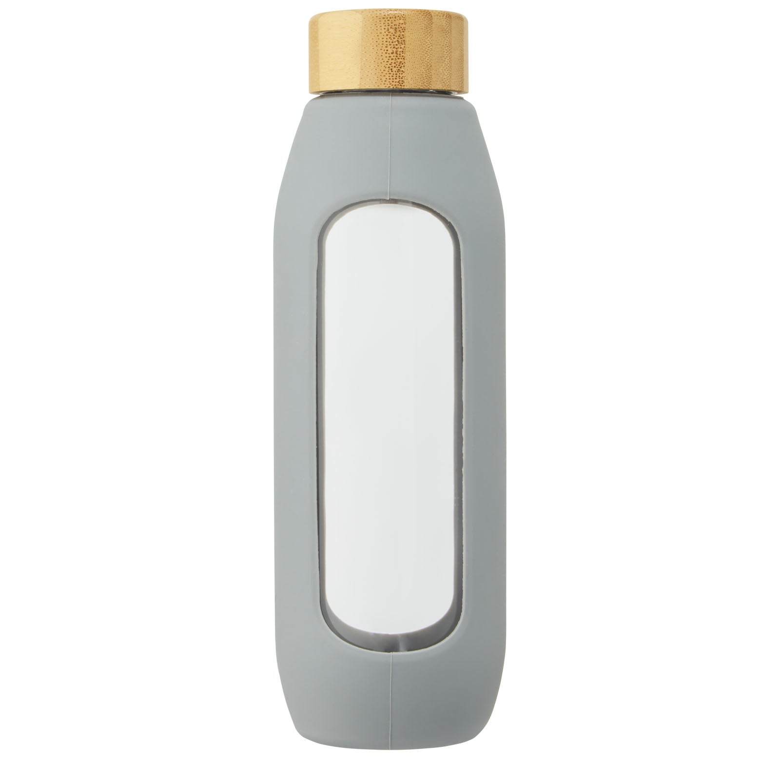 G100666 Borraccia in vetro borosilicato da 600 ml con impugnatura in silicone Tidan