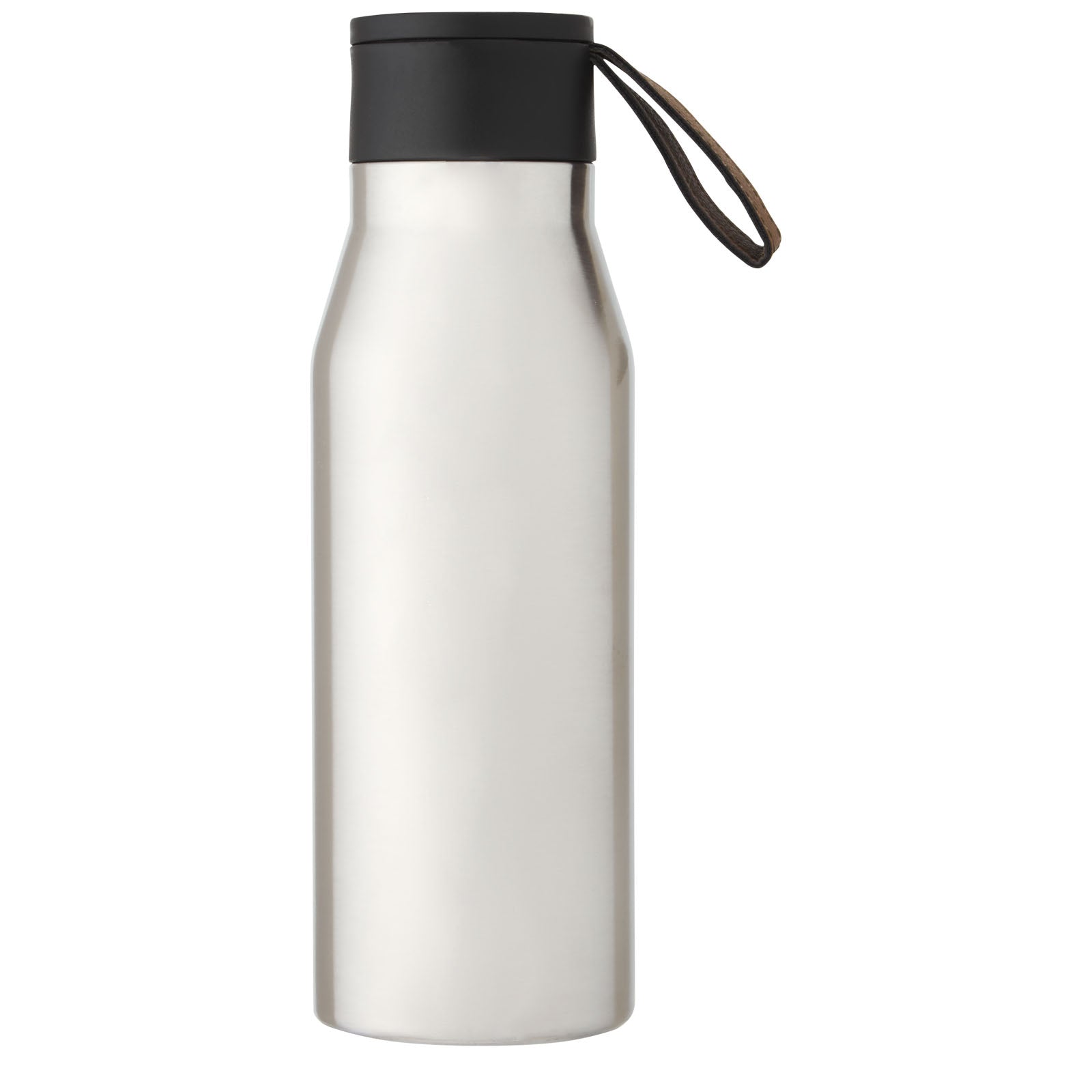 G100668 Borraccia termica in acciaio inossidabile da 500 ml con isolamento sottovuoto in rame, coperchio e cinturino in finta pelle