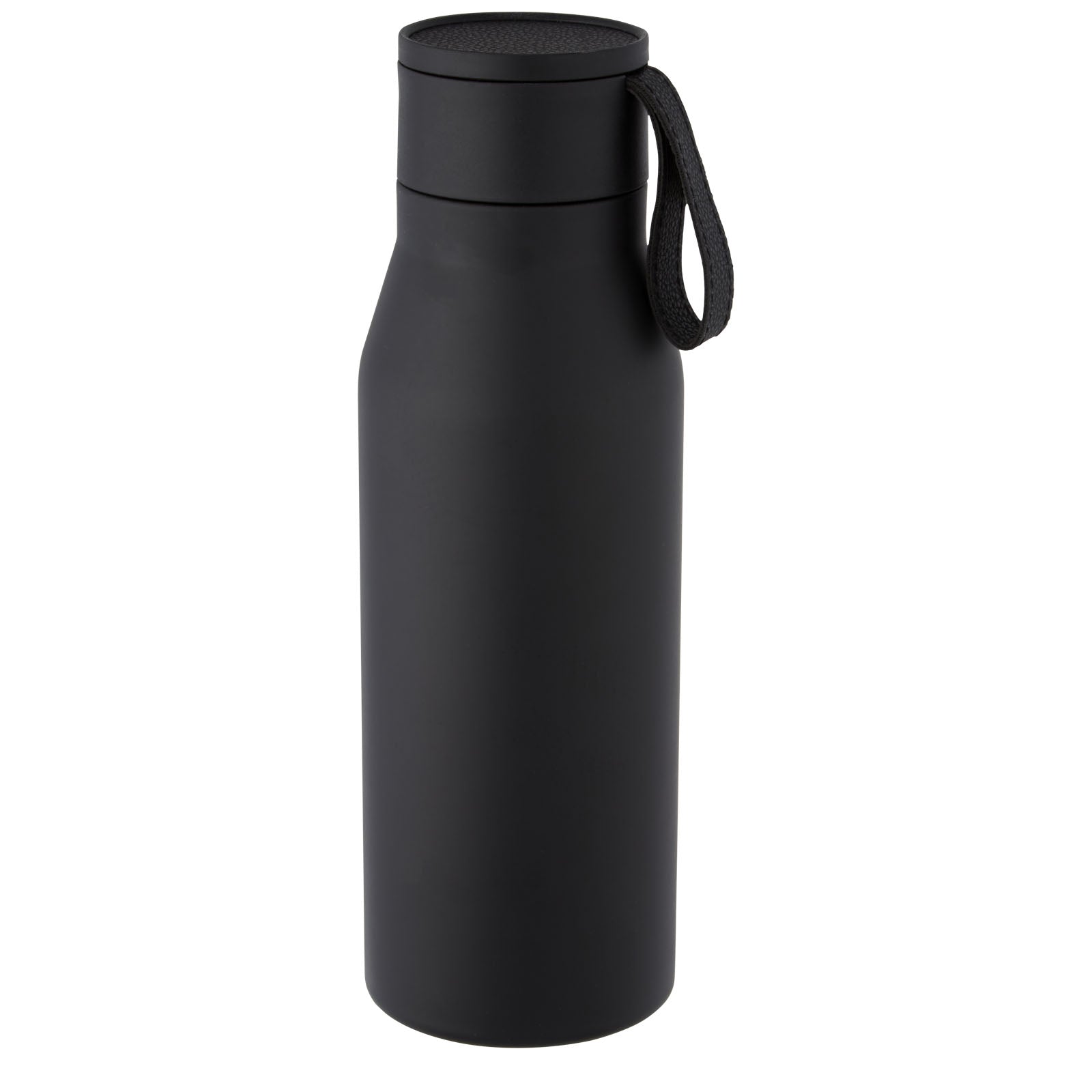G100668 Borraccia termica in acciaio inossidabile da 500 ml con isolamento sottovuoto in rame, coperchio e cinturino in finta pelle