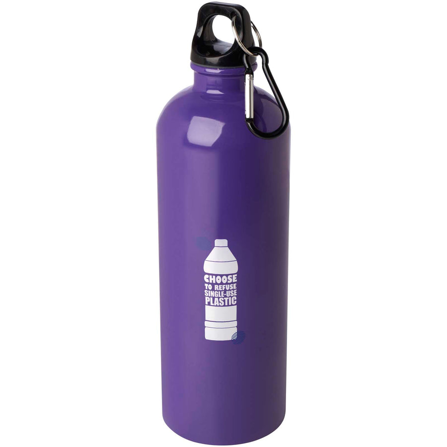 G100861 Borraccia da 750 ml a parete singola con moschettone