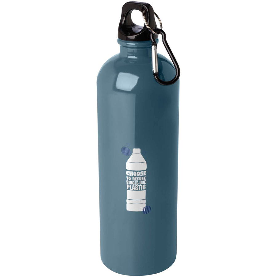 G100861 Borraccia da 750 ml a parete singola con moschettone