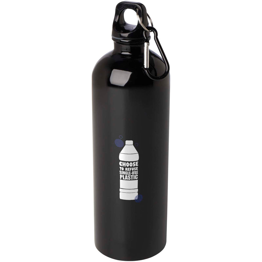G100861 Borraccia da 750 ml a parete singola con moschettone
