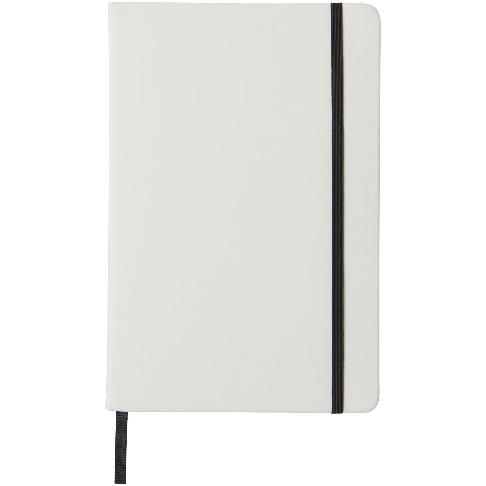 G107135 Blocco note bianco formato A5 con elastico colorato Spectrum