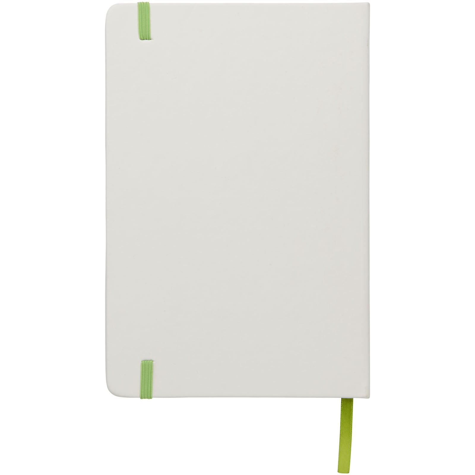 G107135 Blocco note bianco formato A5 con elastico colorato Spectrum
