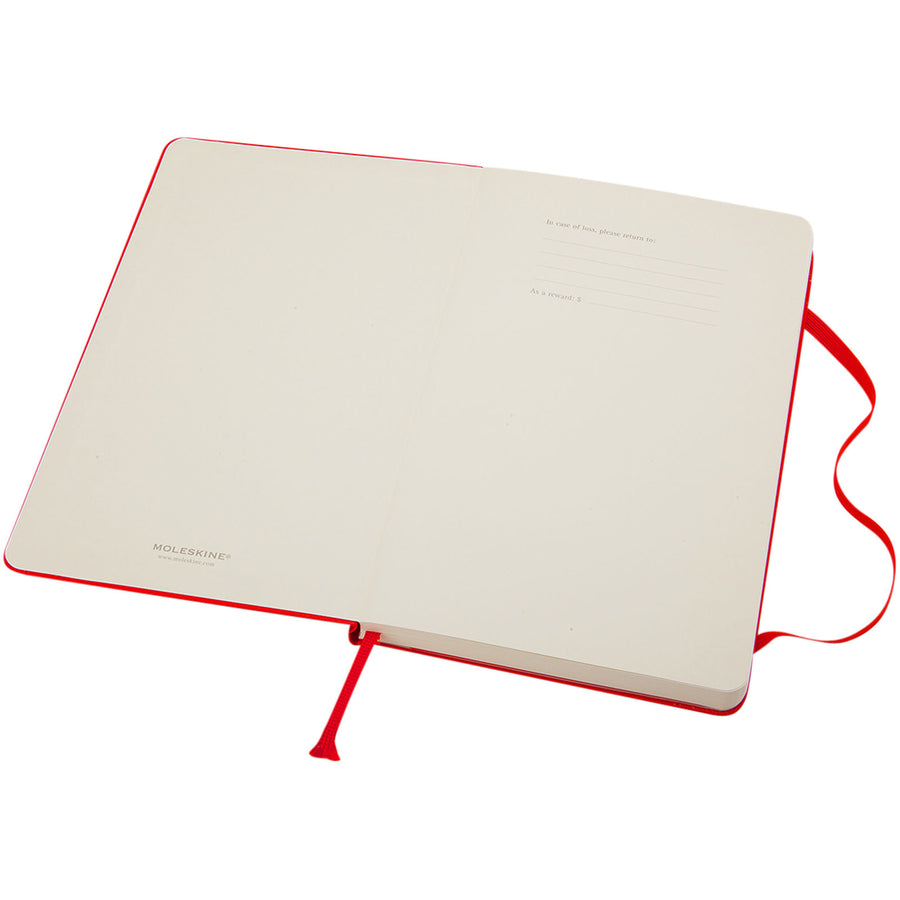 G107154 Moleskine con copertina rigida a righe M 9x14 cm