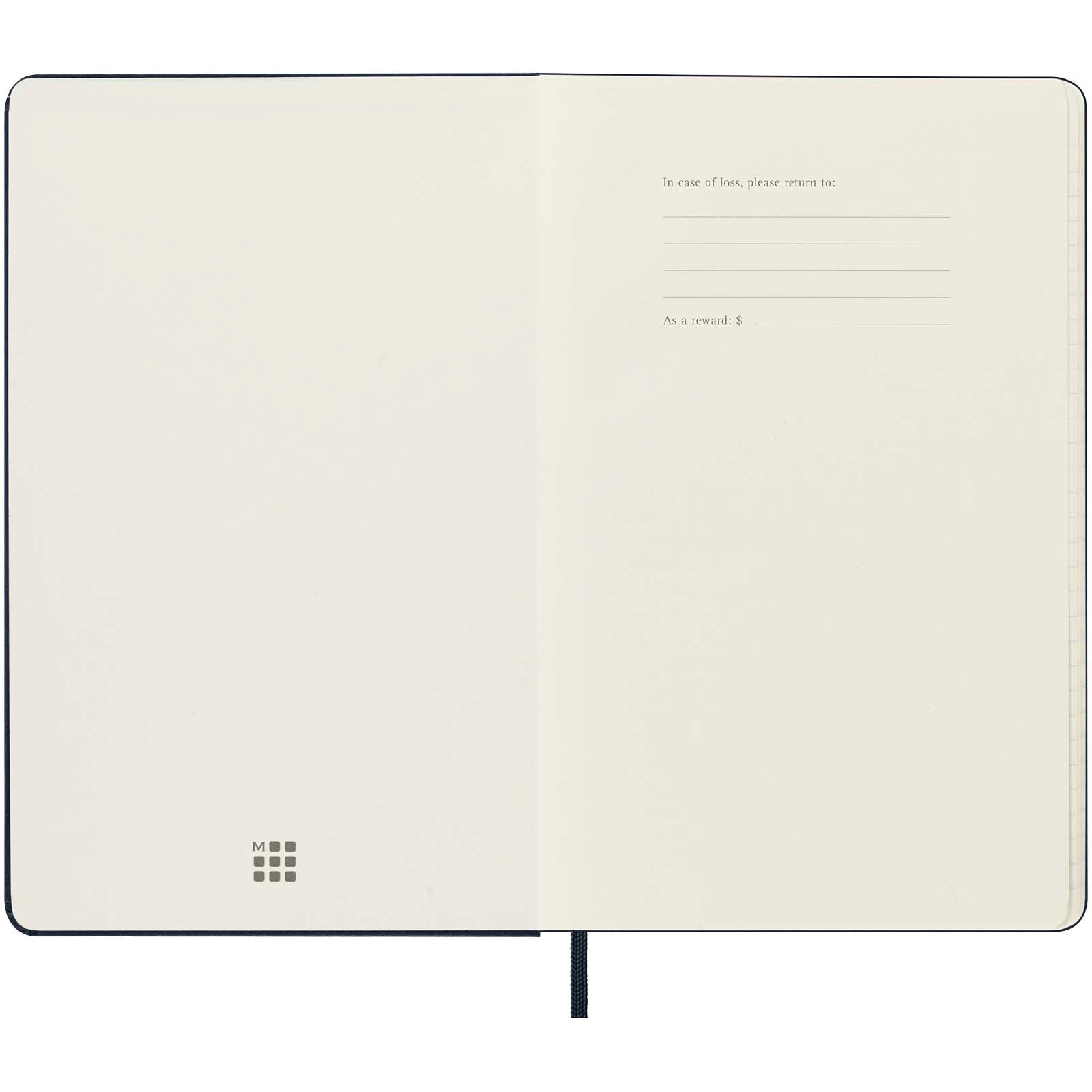 G107753 Moleskine giornaliera con copertina rigida L 13x21 cm