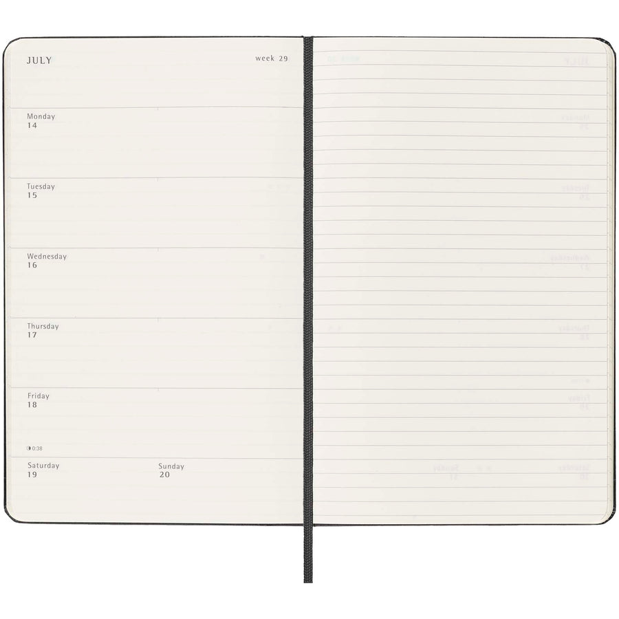 G107754 Moleskine con copertina rigida L 13x21 cm
