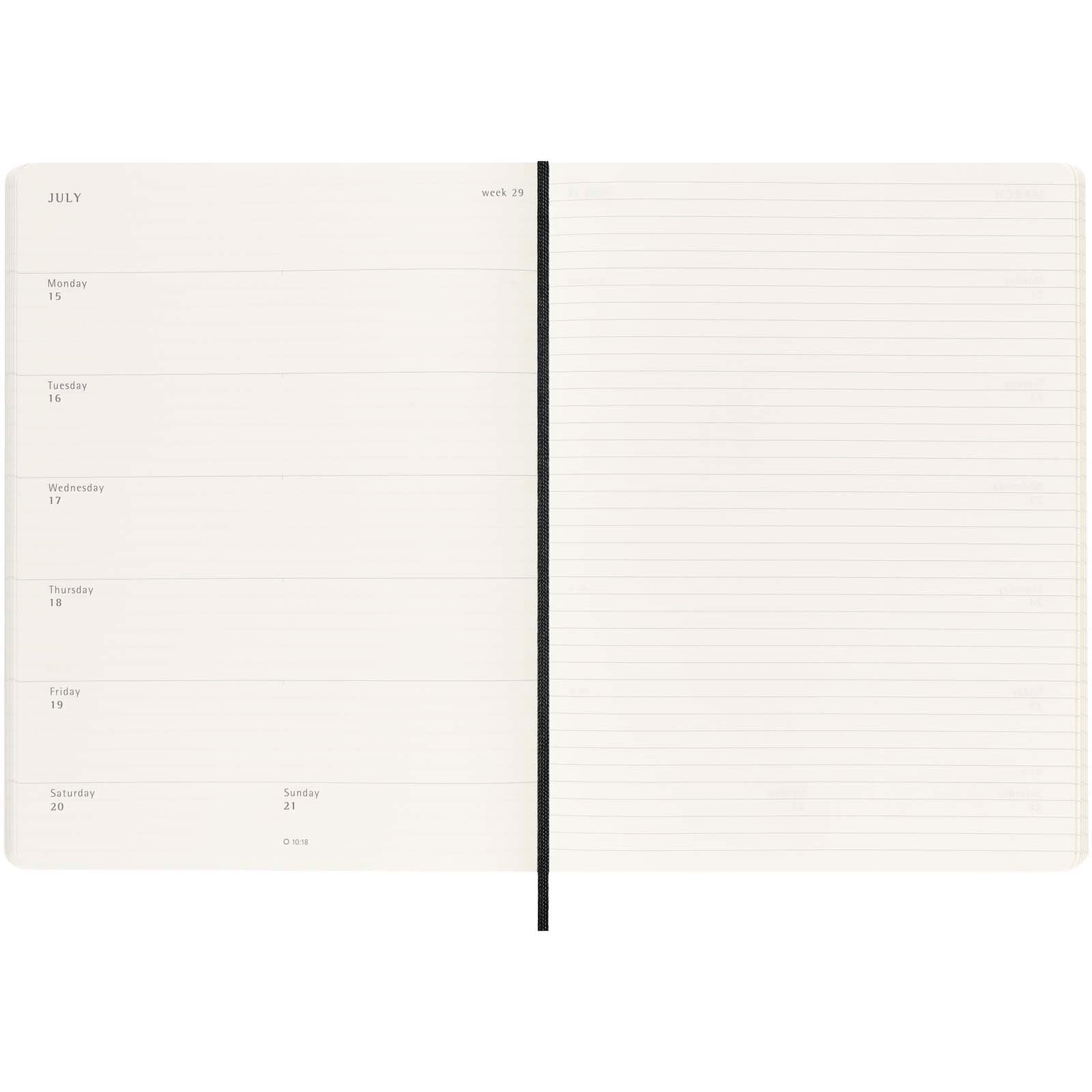 G107755 Moleskine con copertina morbida XL 19x25 cm
