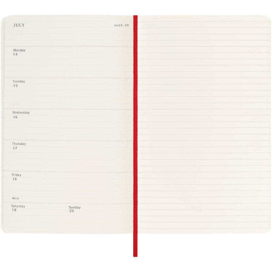 G107938 Moleskine con copertina morbida L 13x21 cm