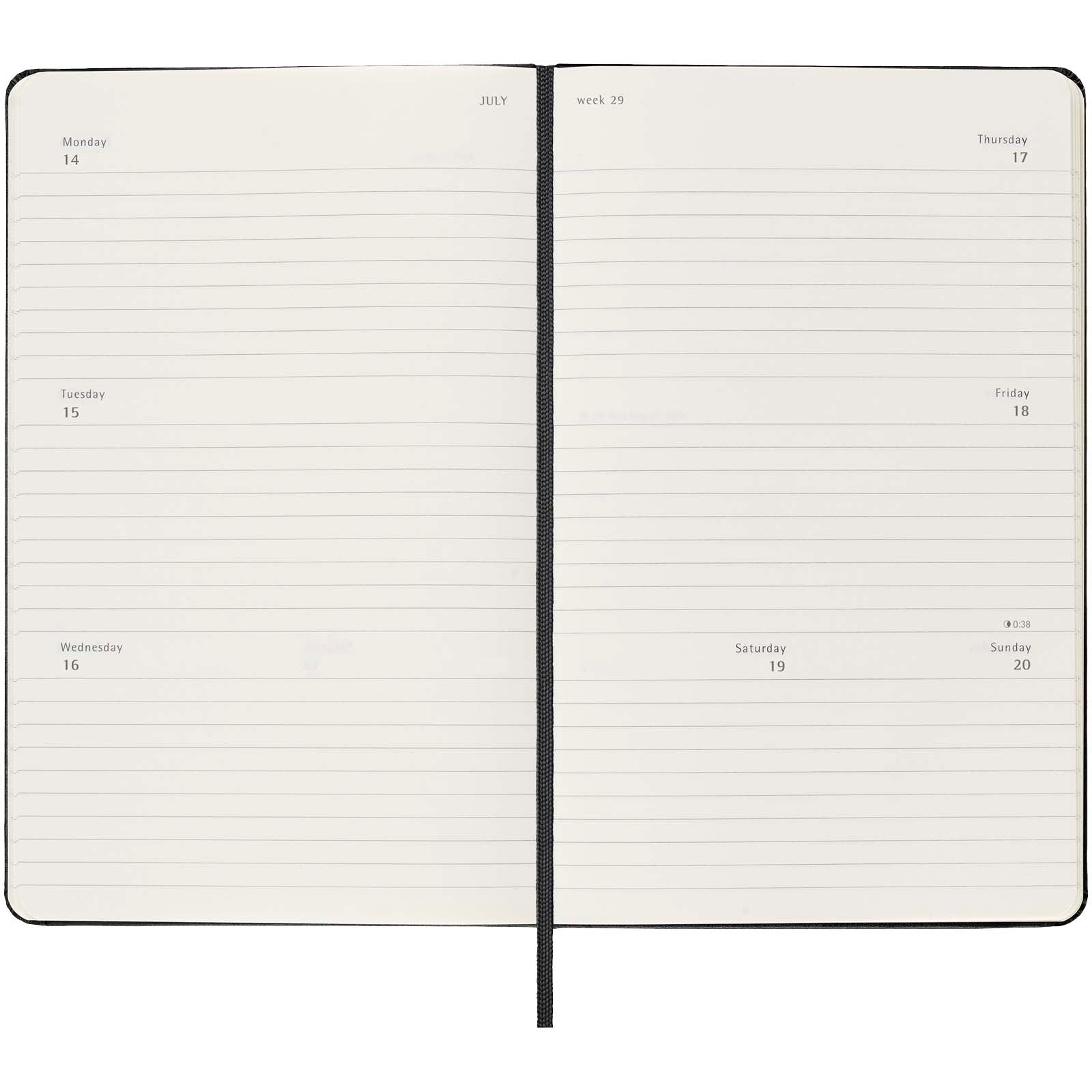 G107941 Moleskine con copertina rigida L 13x21 cm