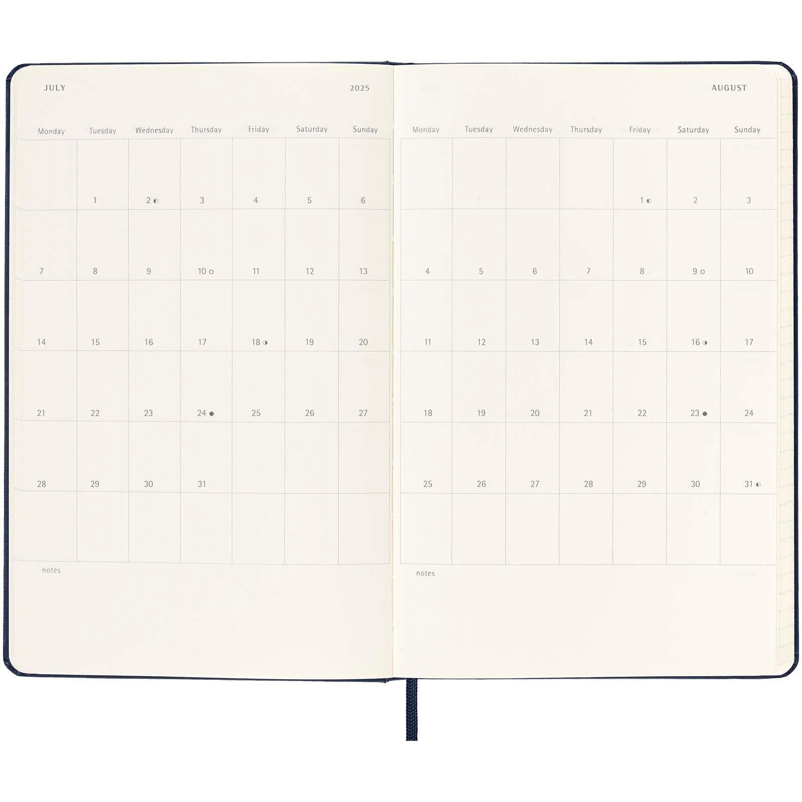 G107941 Moleskine con copertina rigida L 13x21 cm