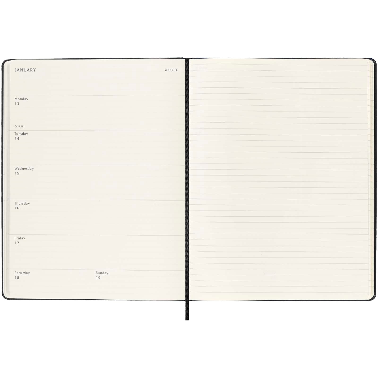 G107950 Moleskine con copertina rigida XL 19x25 cm
