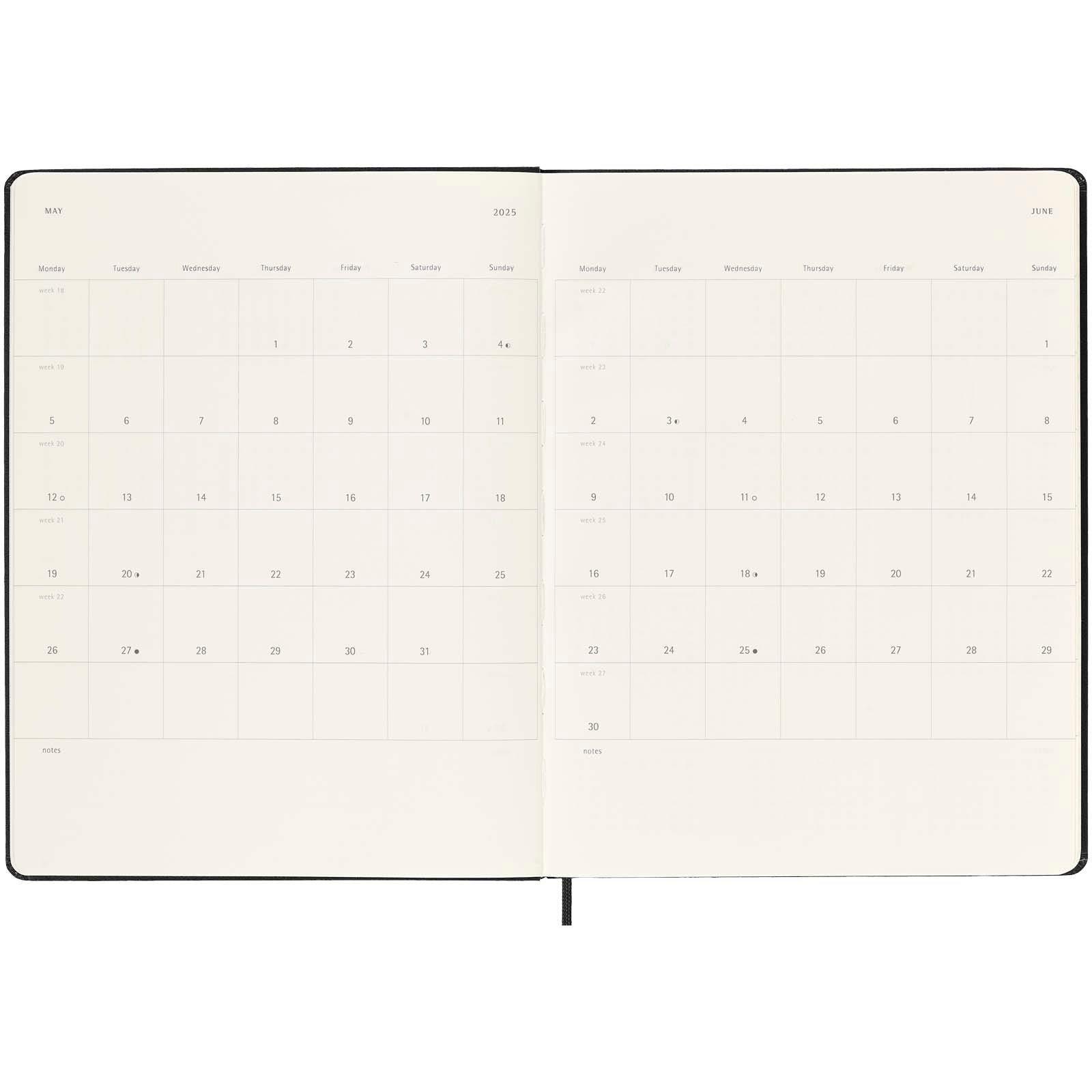 G107950 Moleskine con copertina rigida XL 19x25 cm