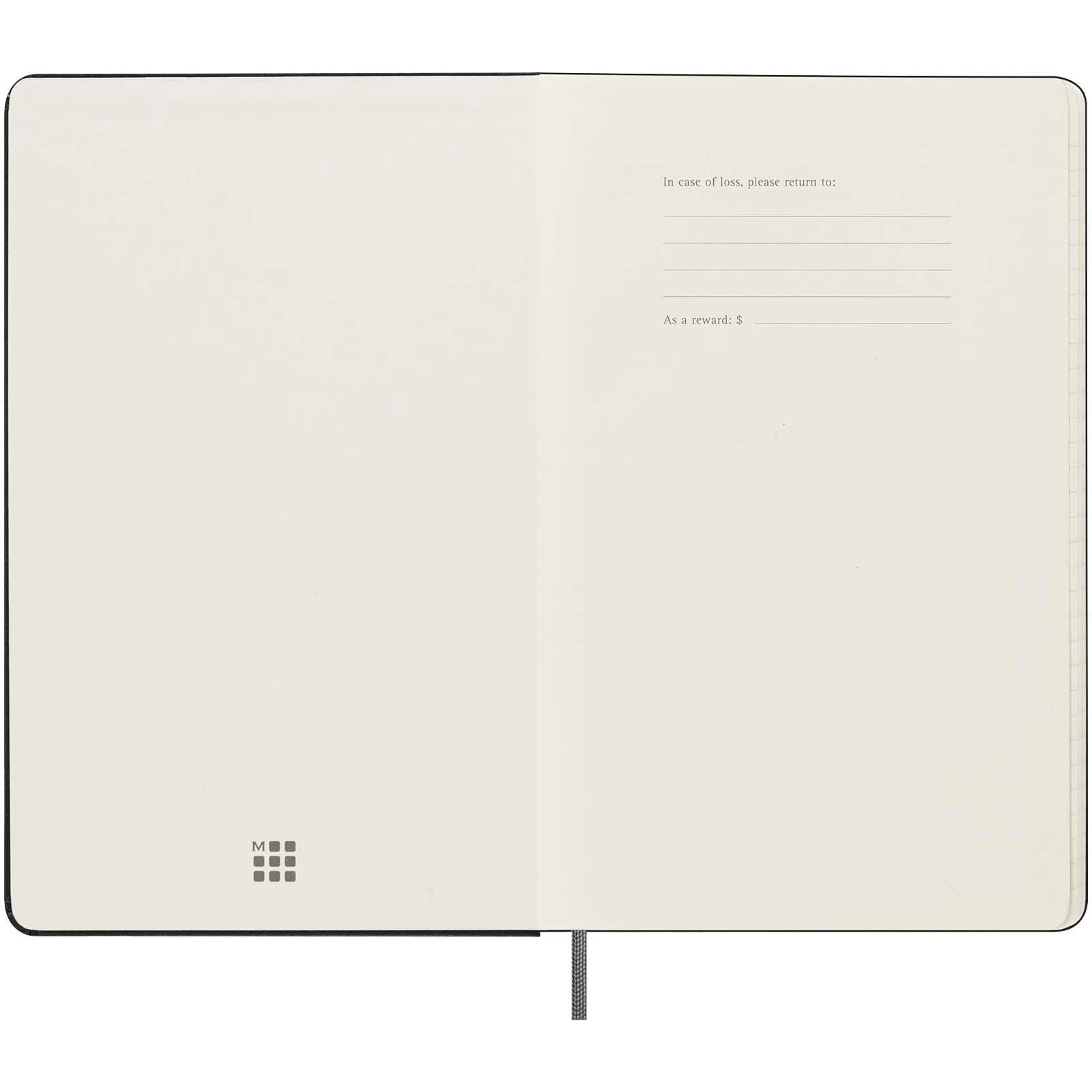 G107952 Moleskine con copertina rigida senza data L 13x21 cm