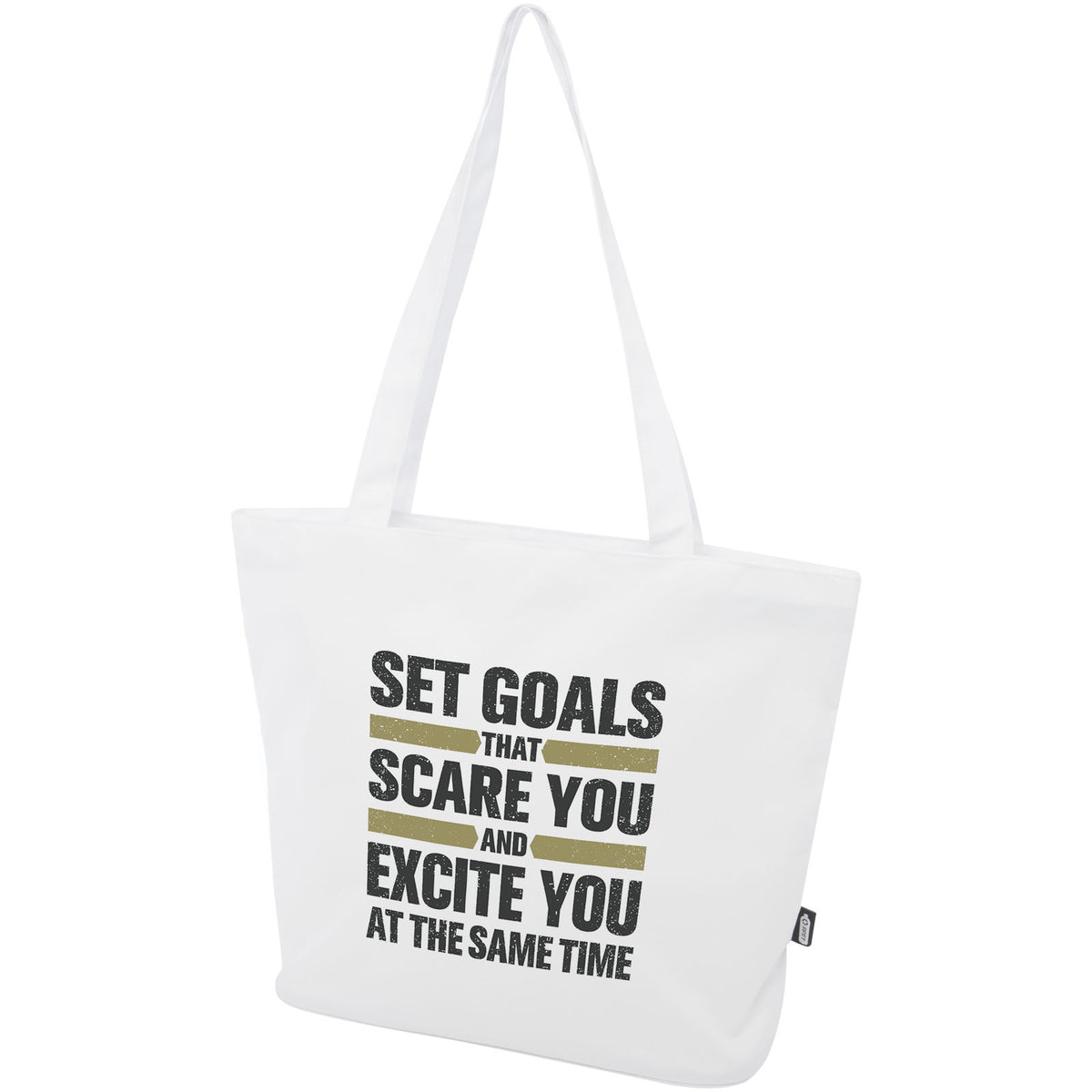 G130052 Tote bag in materiale riciclato con cerniera Panama 20l