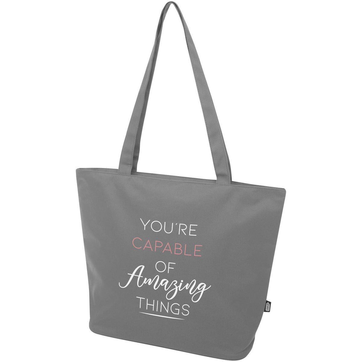 G130052 Tote bag in materiale riciclato con cerniera Panama 20l