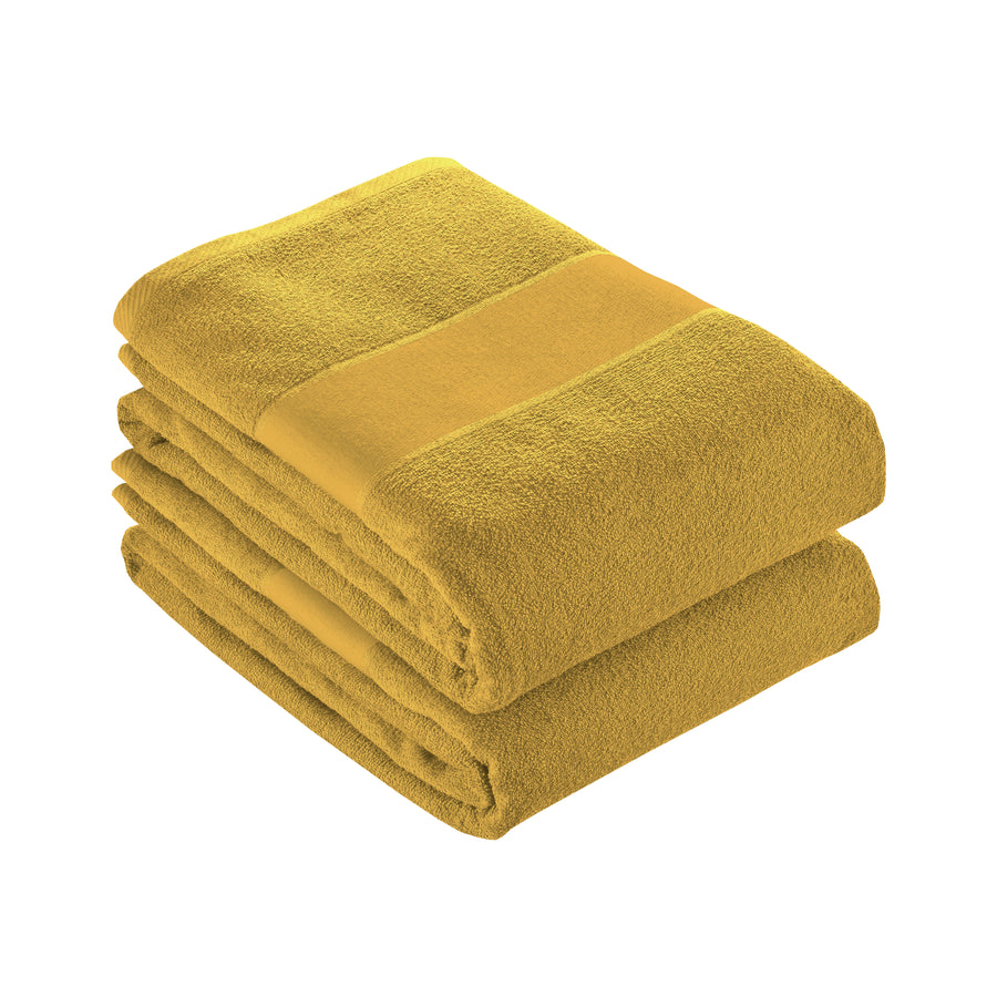 G17444 Telo in spugna di cotone 100 %XY ( 350 gr m2) con banda OPACA stampabile (70x140cm)