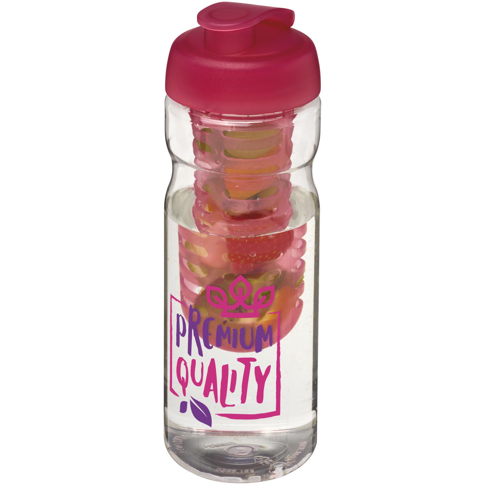 G210046 Borraccia sportiva H2O Active® Base da 650 ml con coperchio a scatto e infusore