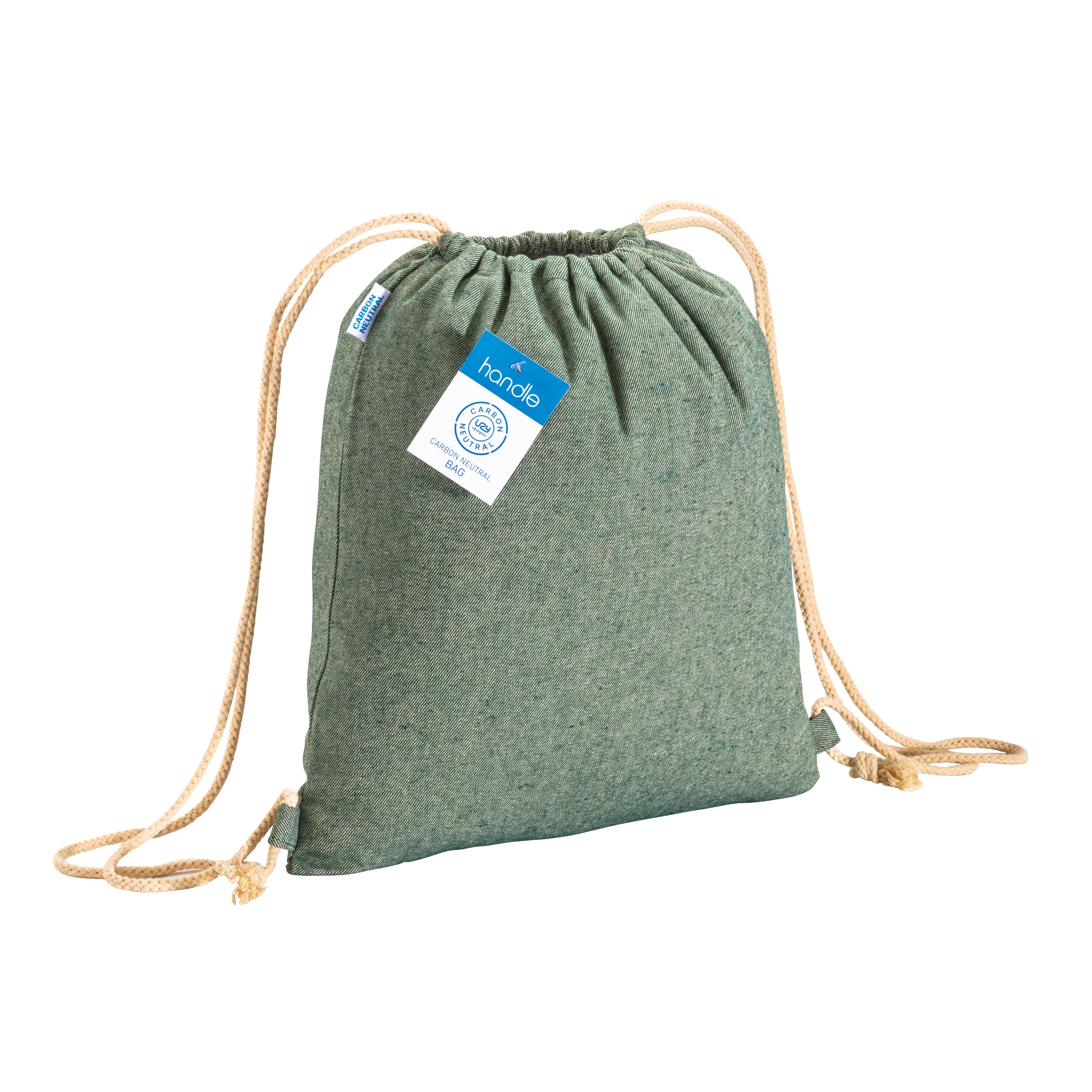 G23103 Zainetto carbon neutral in cotone riciclato