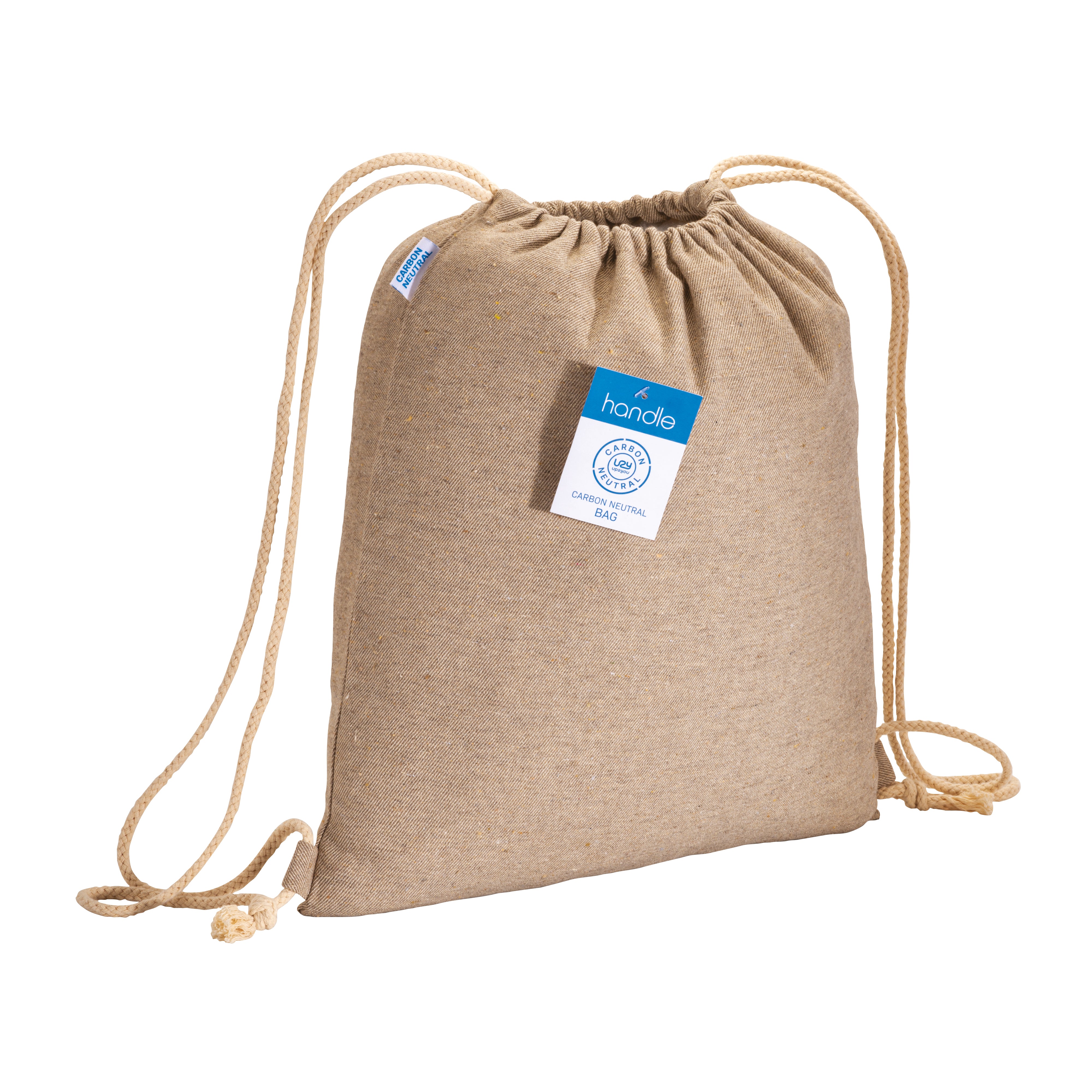G23103 Zainetto carbon neutral in cotone riciclato