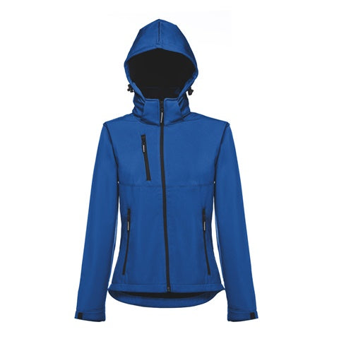 G30181 Giacca softshell da donna, con cappuccio rimovibile