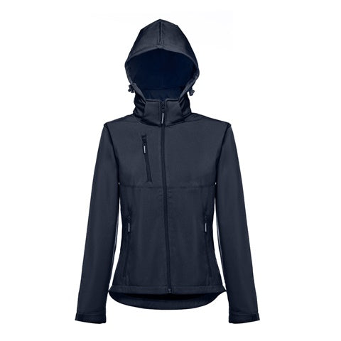 G30181 Giacca softshell da donna, con cappuccio rimovibile