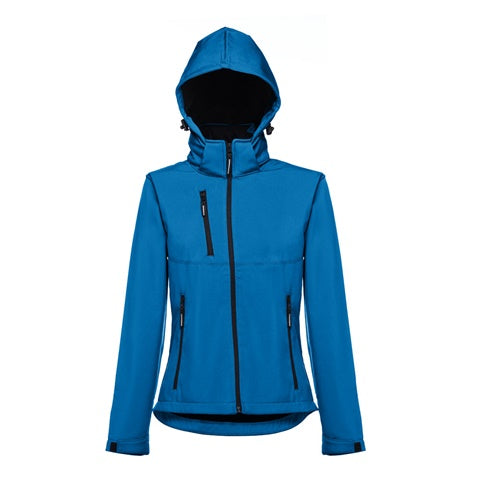 G30181 Giacca softshell da donna, con cappuccio rimovibile