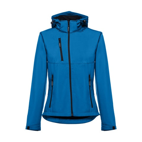 G30181 Giacca softshell da donna, con cappuccio rimovibile