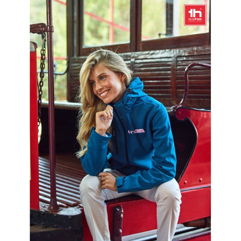G30181 Giacca softshell da donna, con cappuccio rimovibile