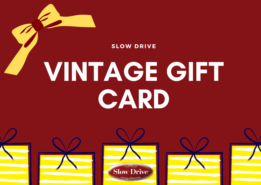 VINTAGE GIFT CARD - SLOW DRIVE