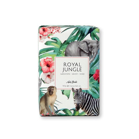 G35609 ROYAL JUNGLE. Saponette arricchite con argilla verde (160g)