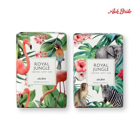G35609 ROYAL JUNGLE. Saponette arricchite con argilla verde (160g)