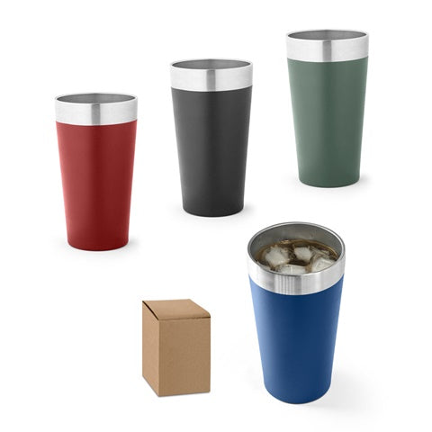 G54267 GRACE. Bicchiere da viaggio in acciaio inox da 540 ml