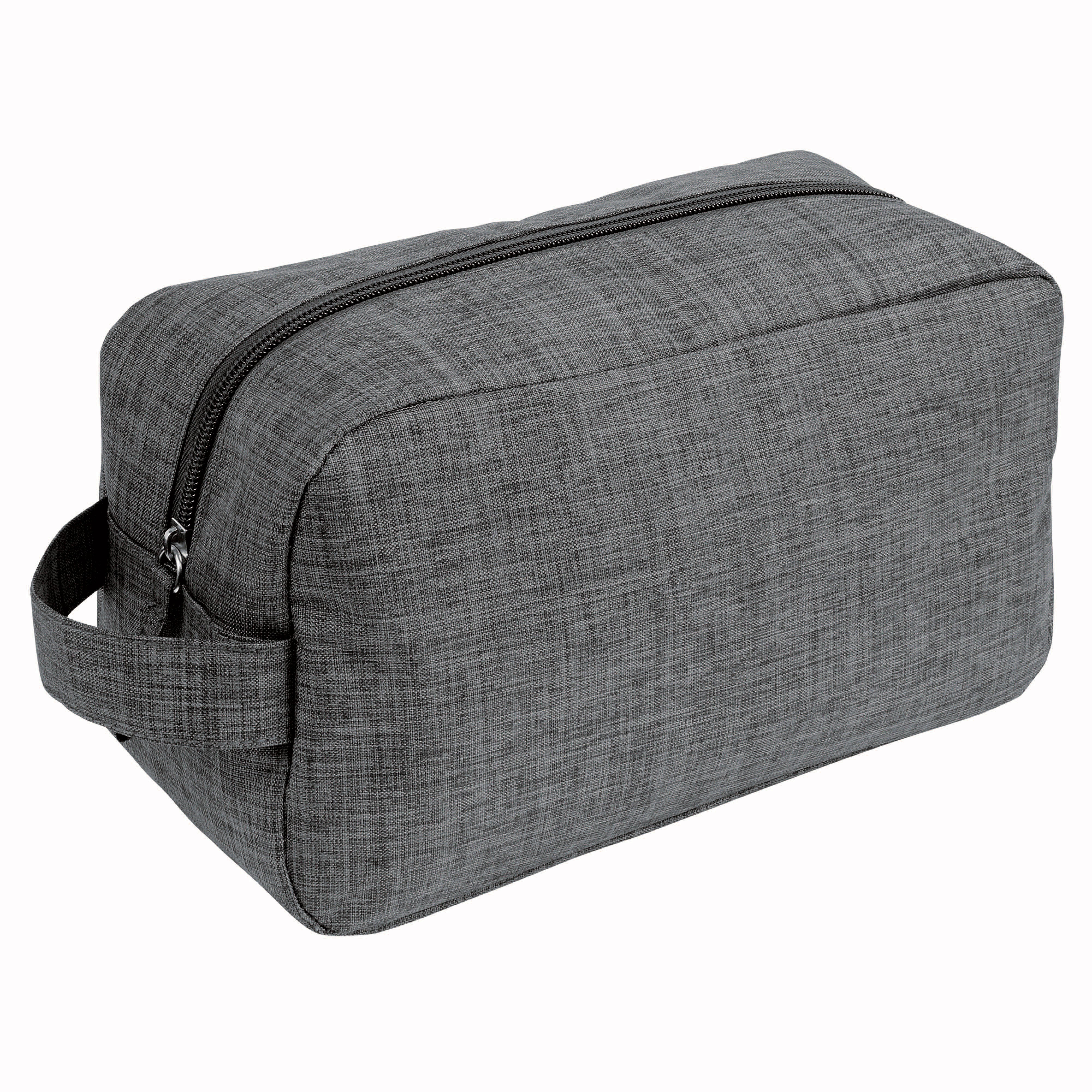 G18148 Beauty case in poliestere 300D tessuto melange con maniglia