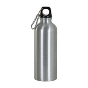 G12426 Borraccia in alluminio (500ml), con tappo in plastica e moschettone