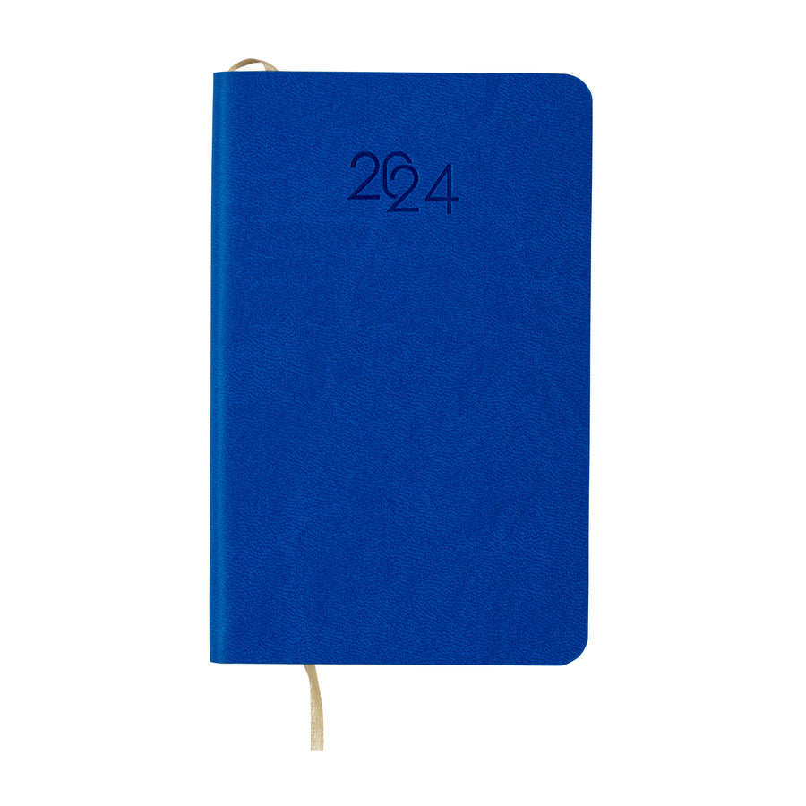 G24745 Agenda tascabile settimanale 2024 con copertina in PU flessibile