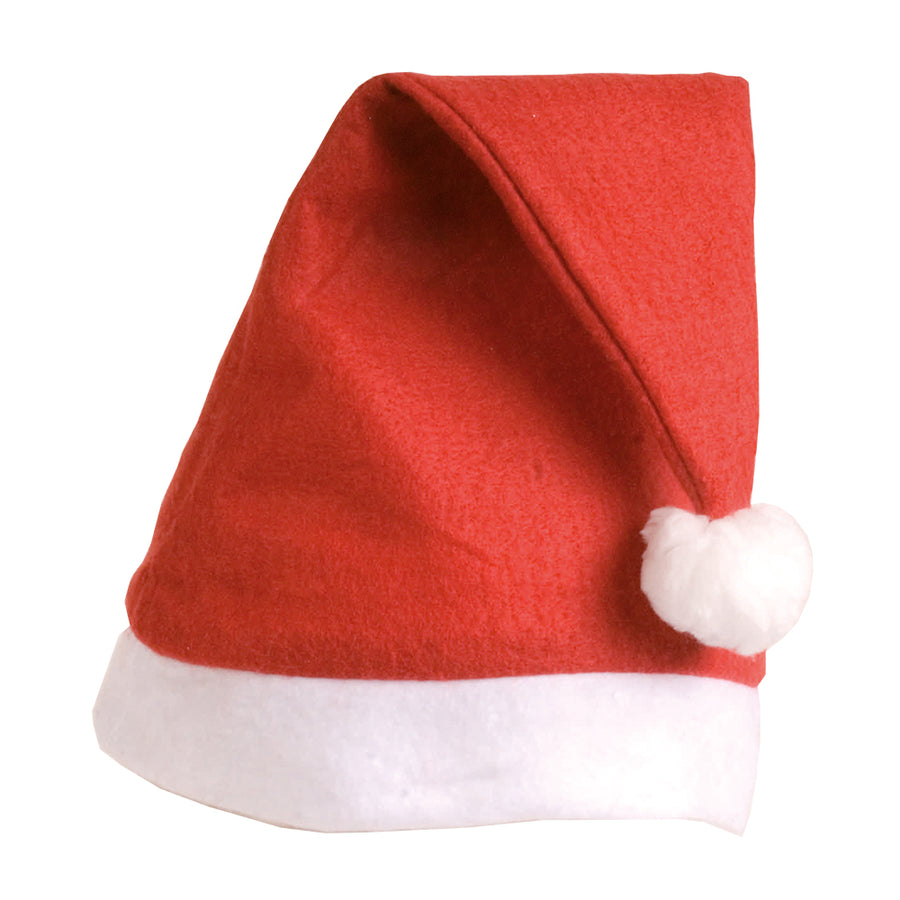 G20301B Cappellino Babbo Natale in panno  , 24x30 cm