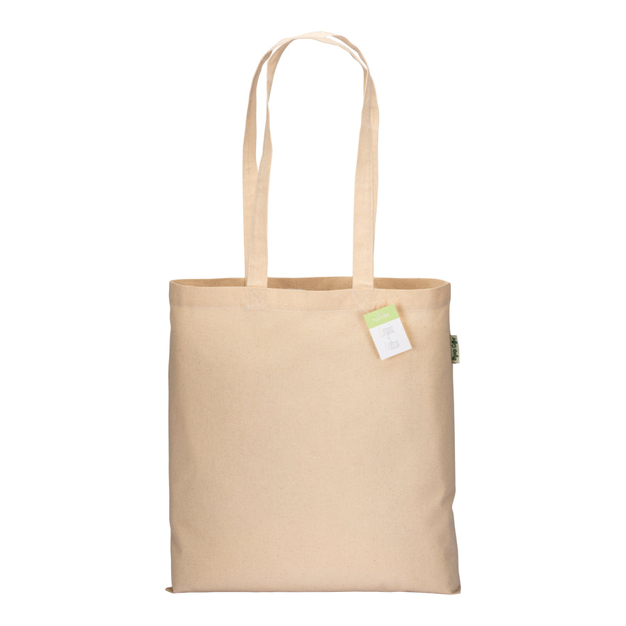 G22116 Shopper in cotone organico 190 gr/m², manici lunghi