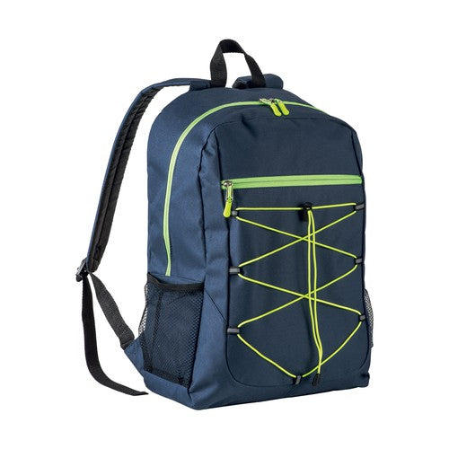 G18133 Zaino in poliestere 600D con 4 tasche di cui 2 laterali retinate
