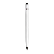 G24806 Penna in alluminio senza inchiostro, con gommino per touch screen e gomma