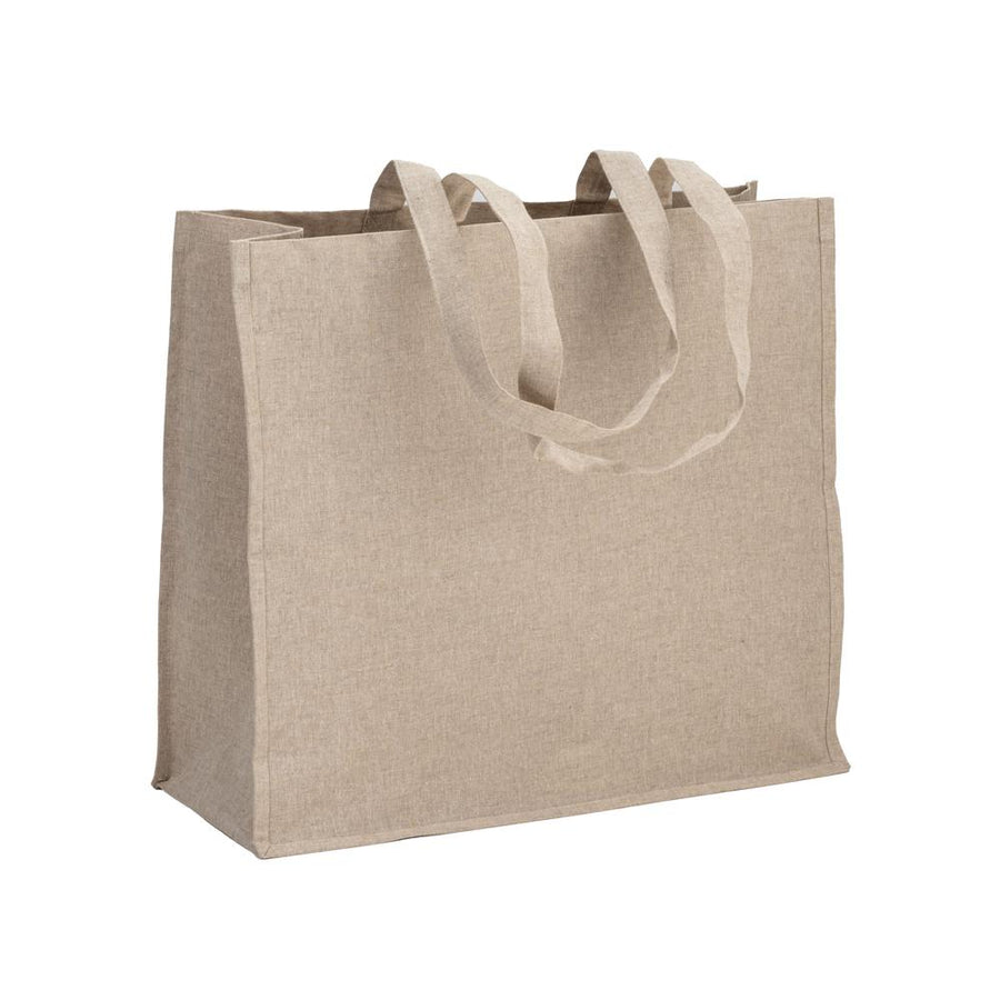G24139 Shopper in cotone riciclato 120 gr/m² con interno laminato in PP